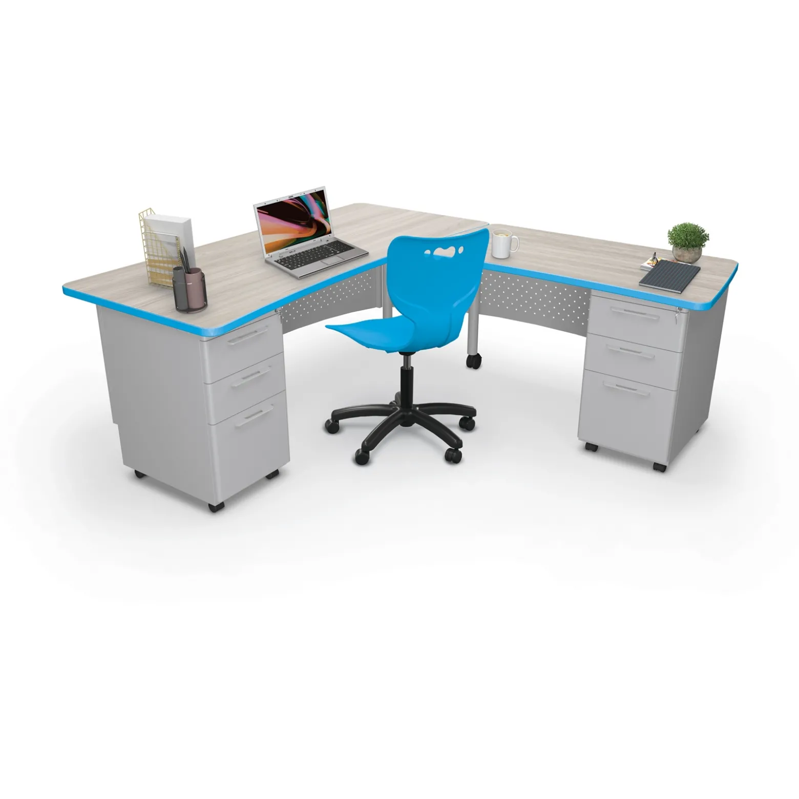 Avid Reversible L-Shaped Desk - 72"W x 80"D