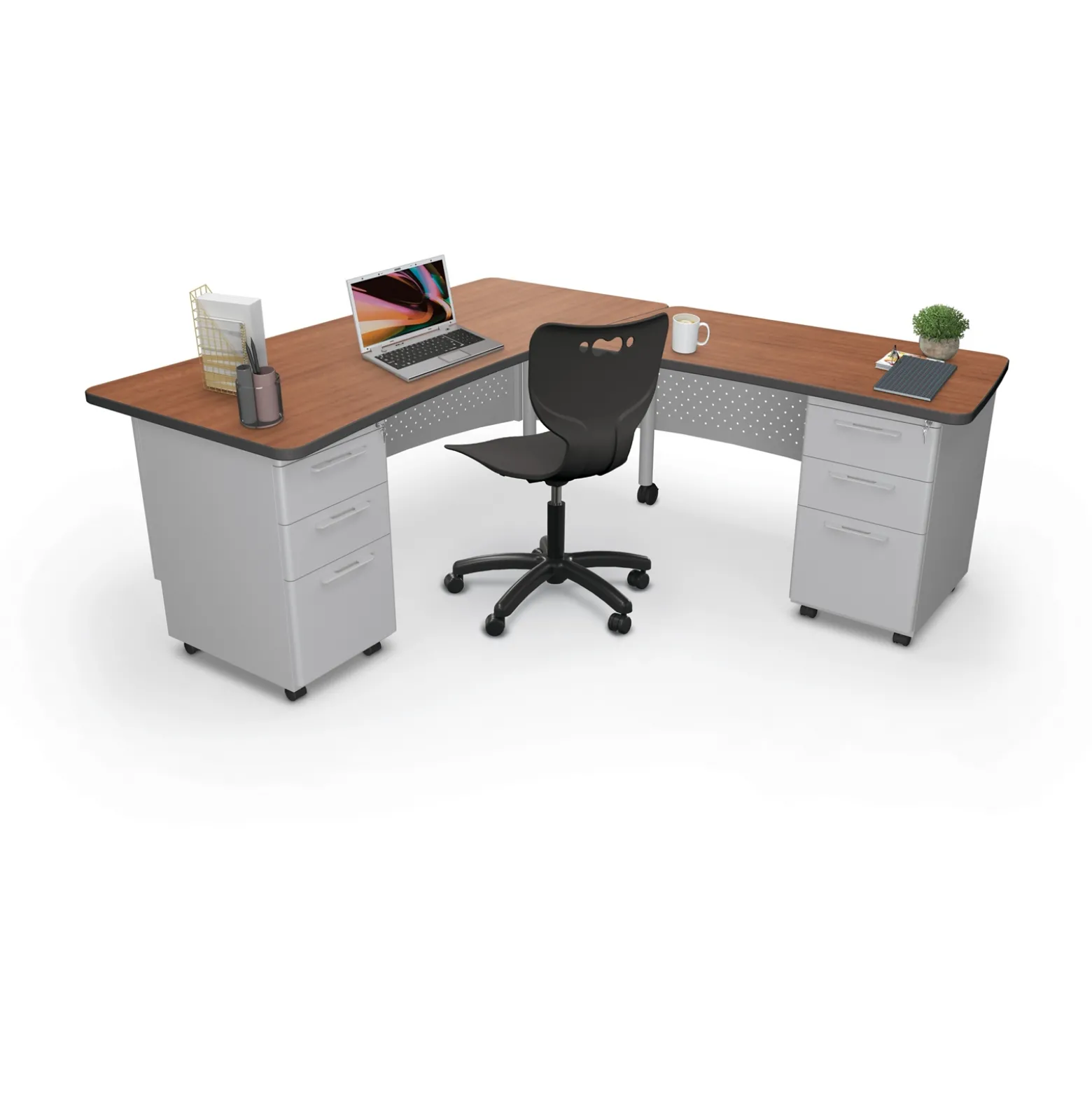 Avid Reversible L-Shaped Desk - 72"W x 80"D