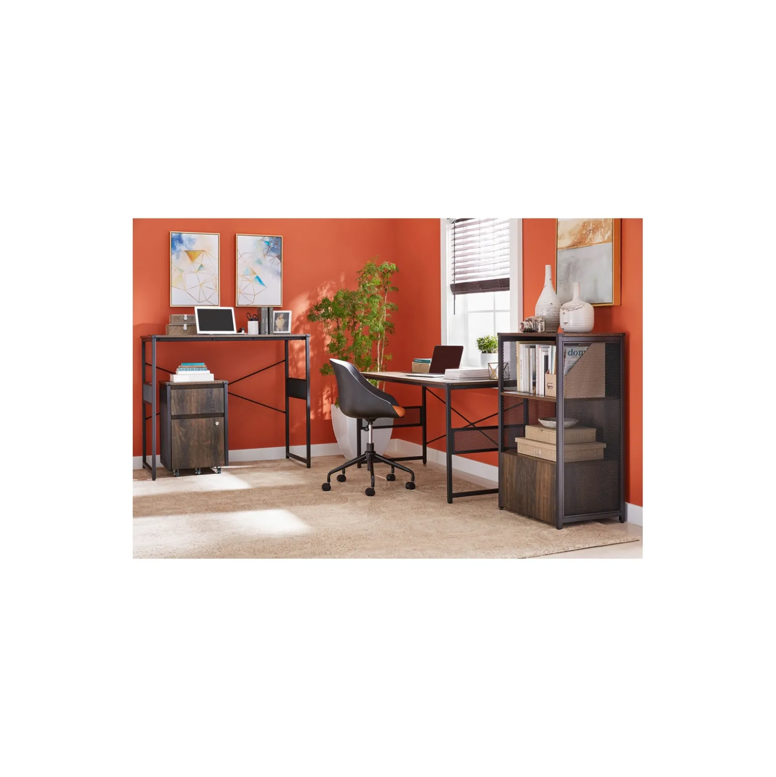Axle Standing-Height Table Desk - 60"W x 24"D