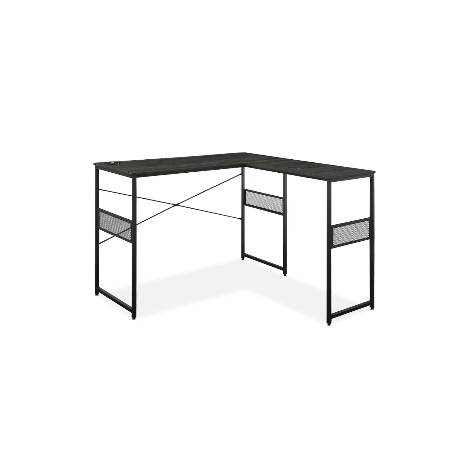 Axle 60"W Standing-Height L-Desk with Universal Return