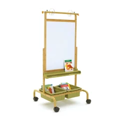 Bamboo Deluxe Chart Stand with Sage Tubs