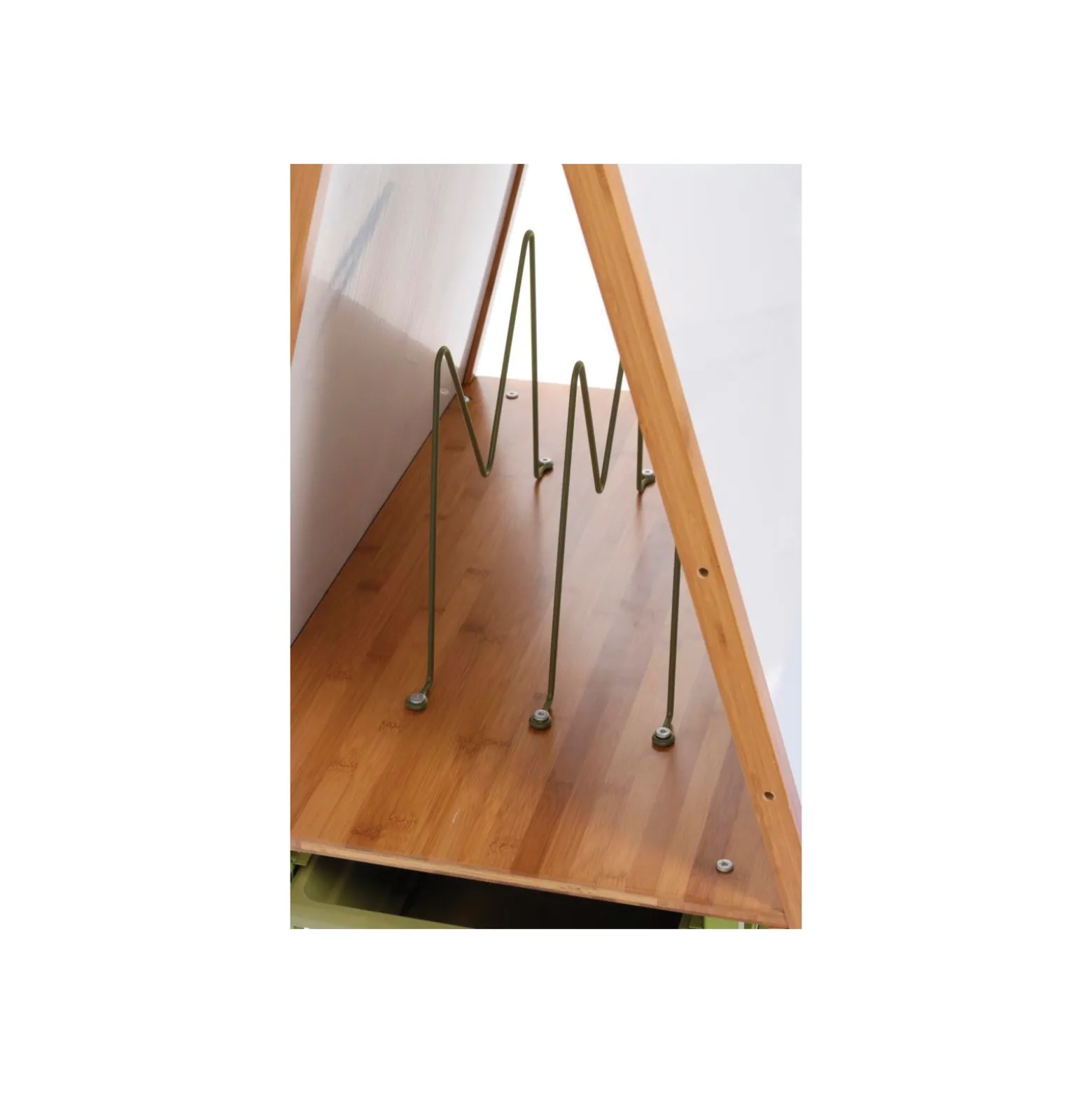 Bamboo Teaching Easel with Recycled Tubs