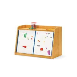 Bamboo Write Store Shelf w/ 2 Boards and Tubs - 45.5"W x 23"D