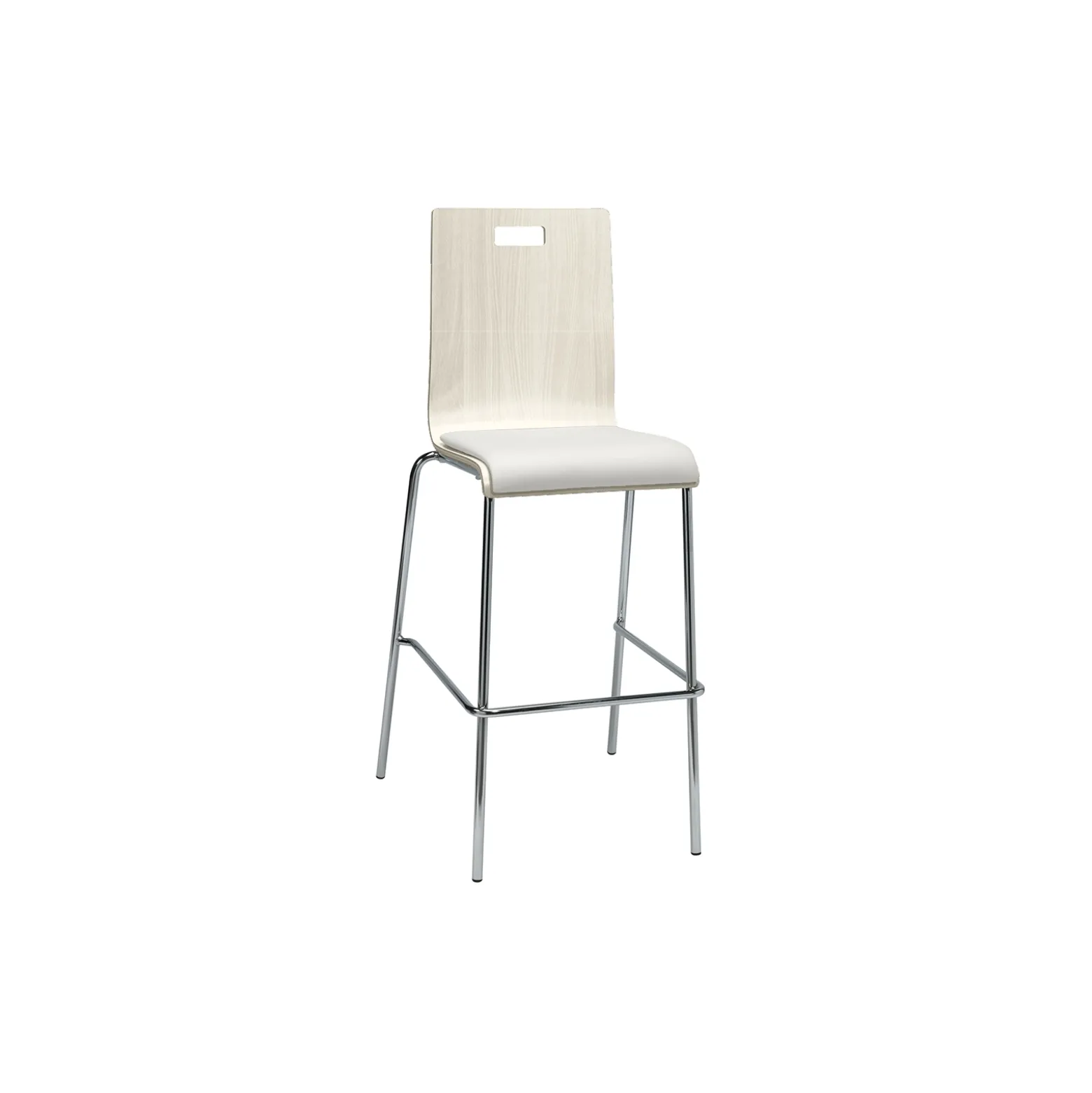 Barista Cafe Height Stool with Padded Seat