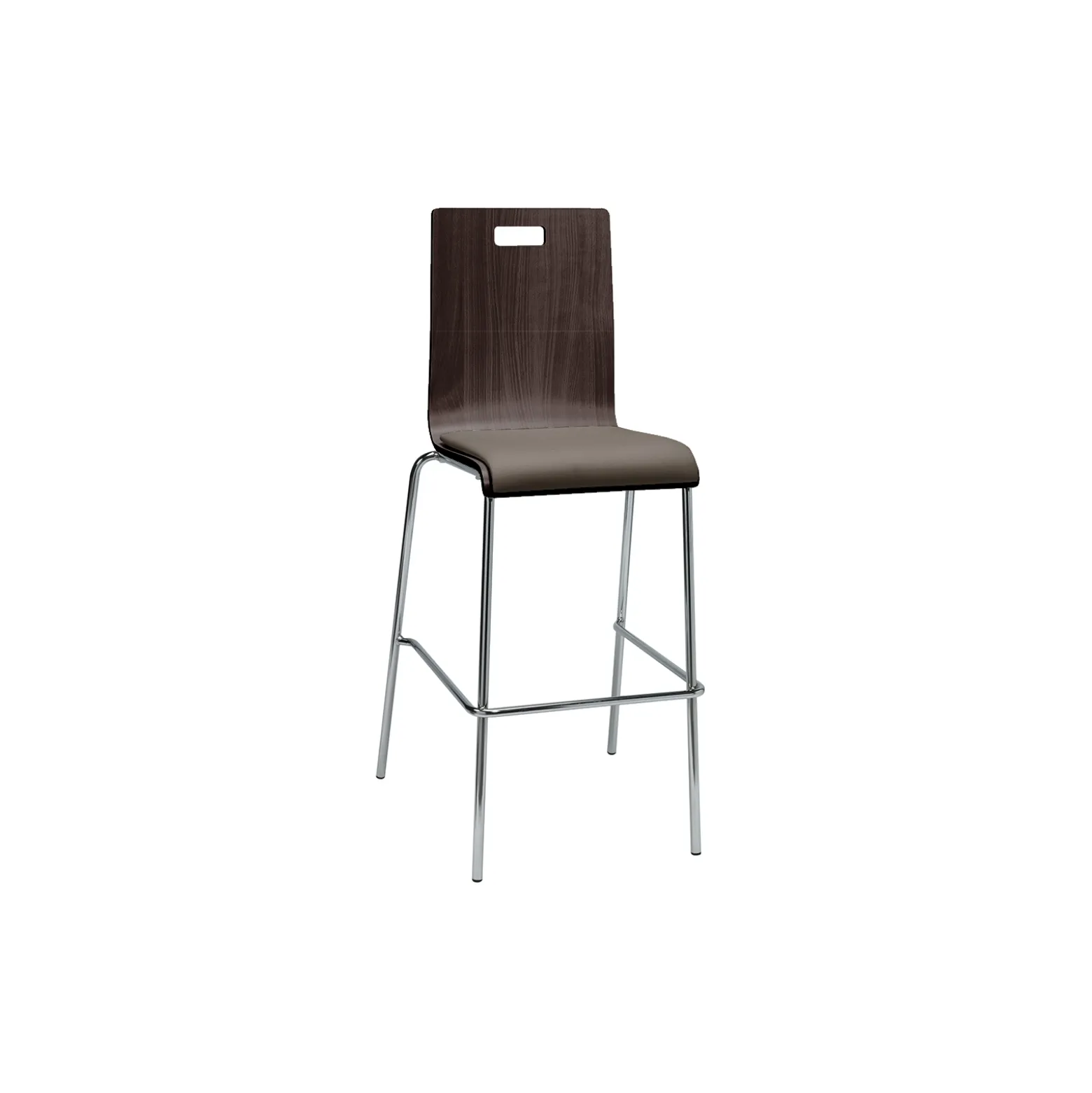 Barista Cafe Height Stool with Padded Seat