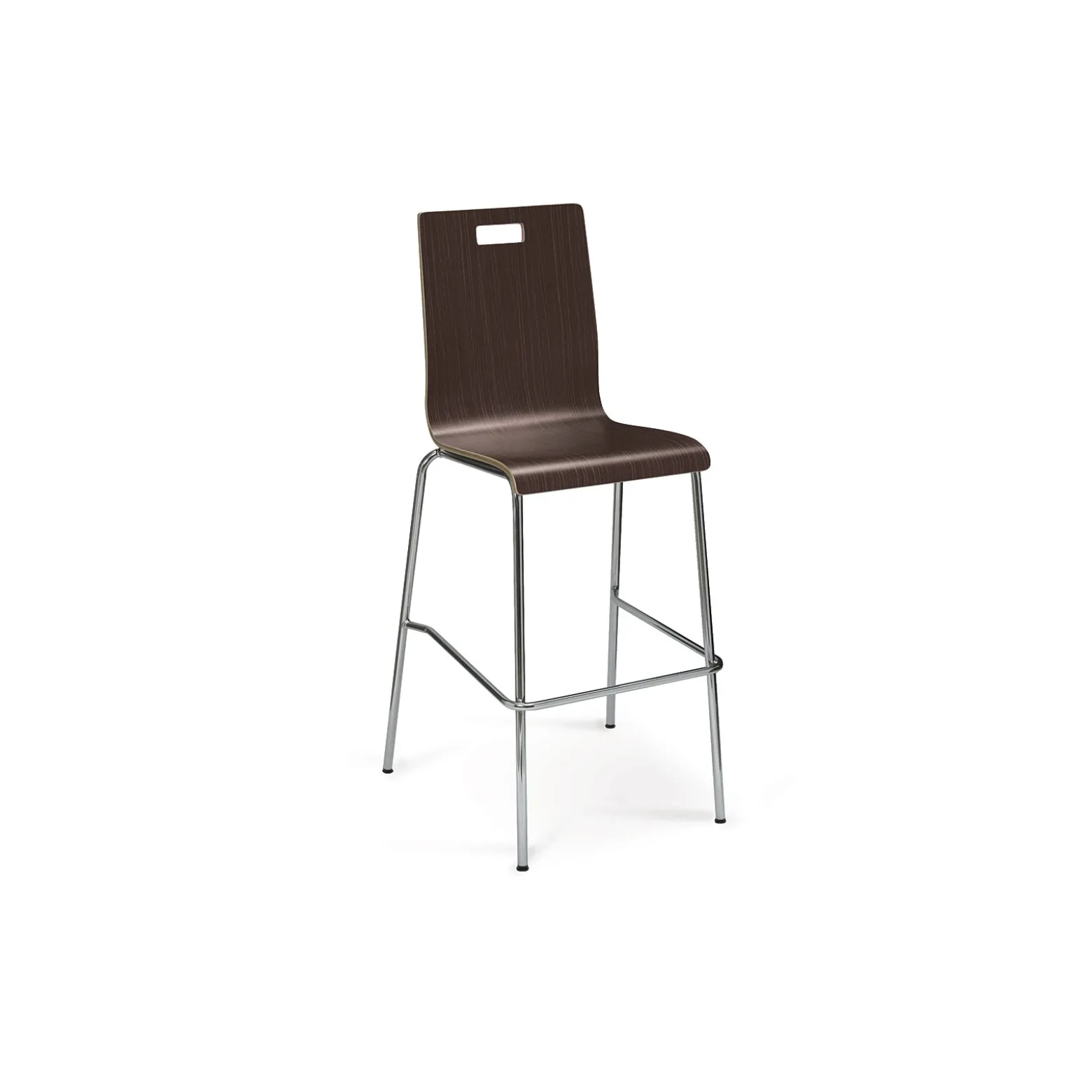 Barista High-Back Bar Height Cafe Stool