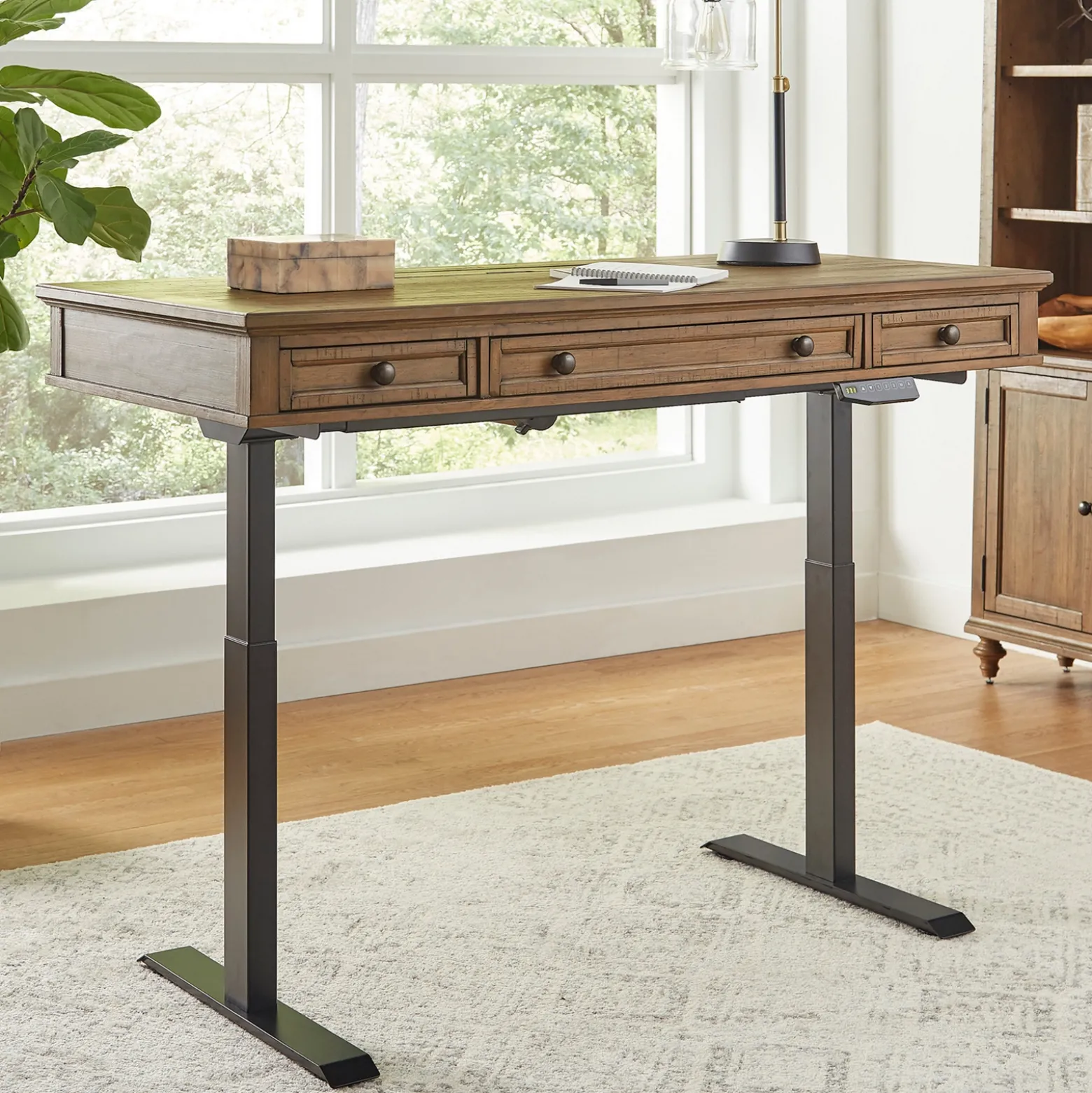 Barrington Adjustable Height Desk - 60"W x 28"D