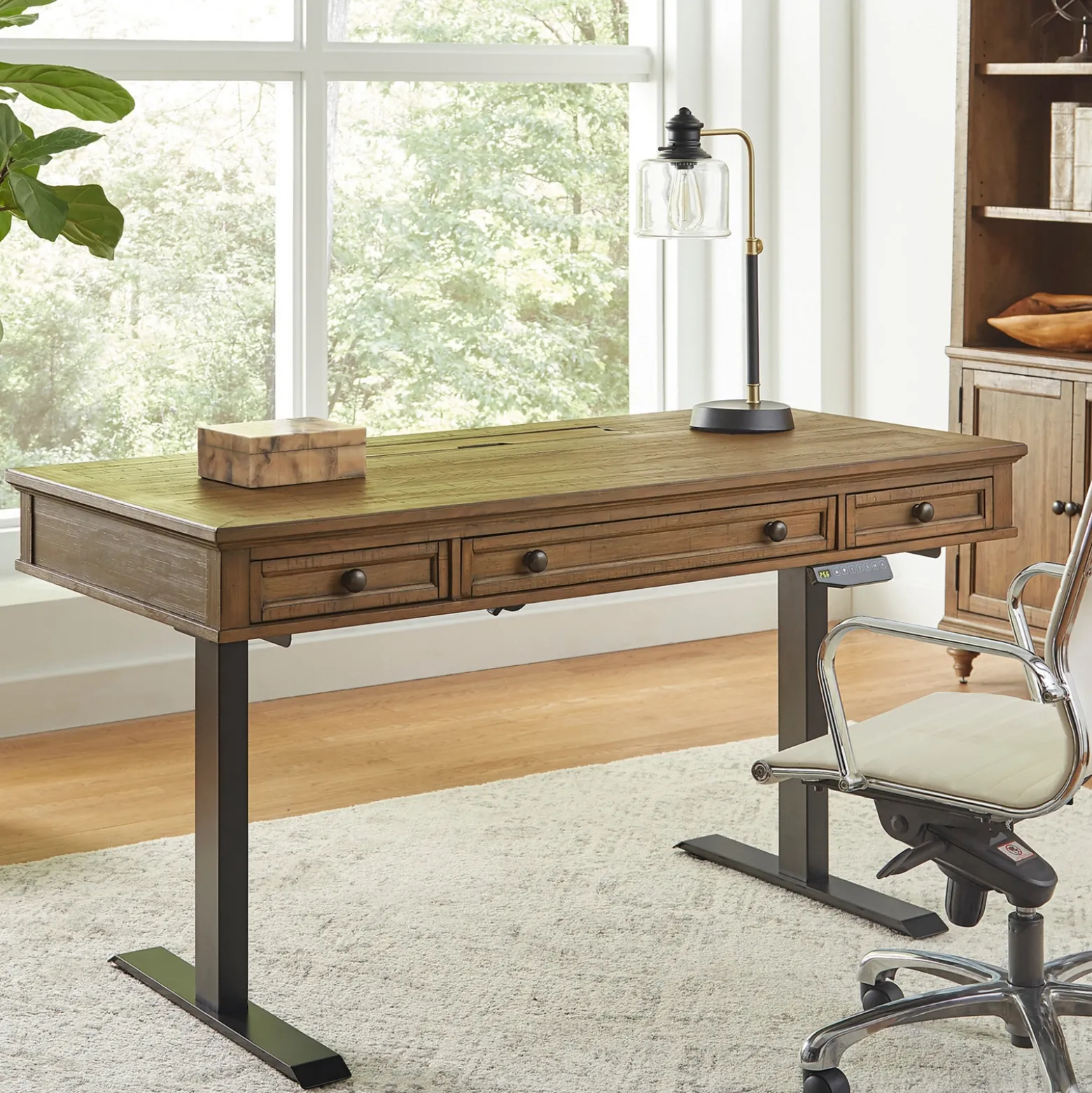 Barrington Adjustable Height Desk - 60"W x 28"D