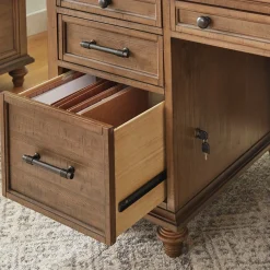 Barrington Executive Double Pedestal Desk - 66