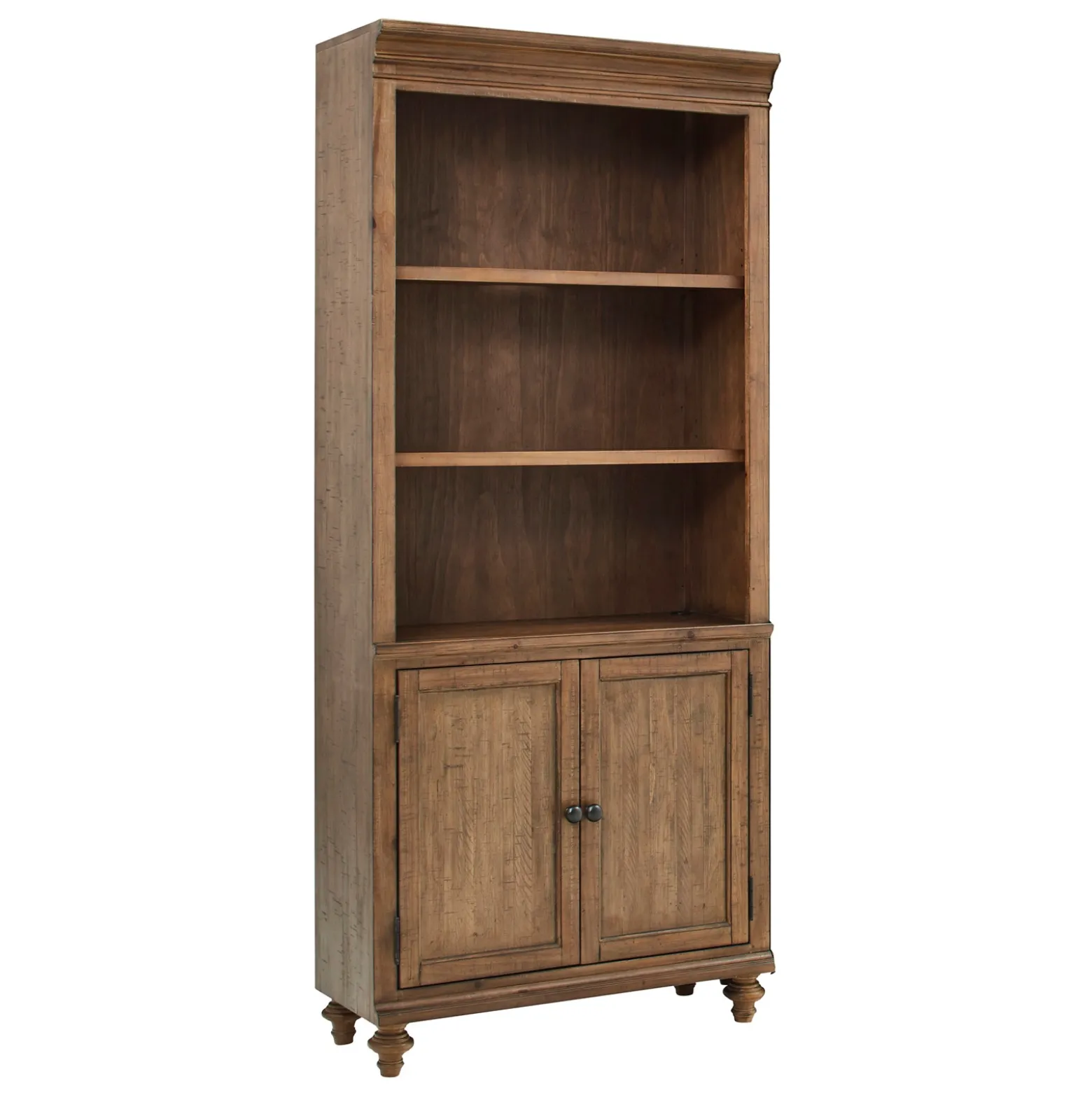 Barrington Lower Door 5 Shelf Bookcase - 75"H