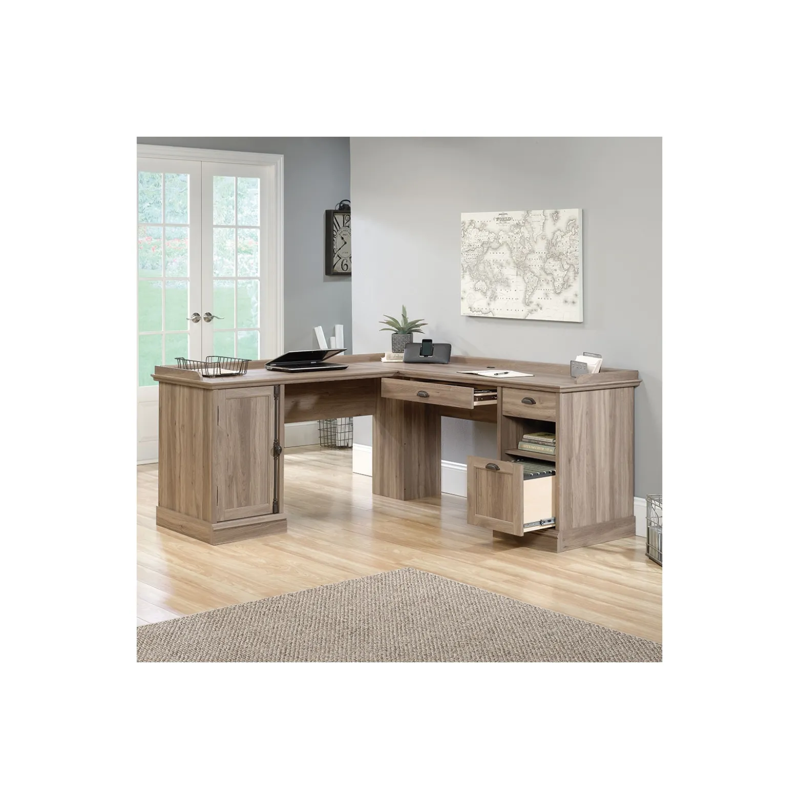 Barrister Lane L-Shaped Desk - 69"W
