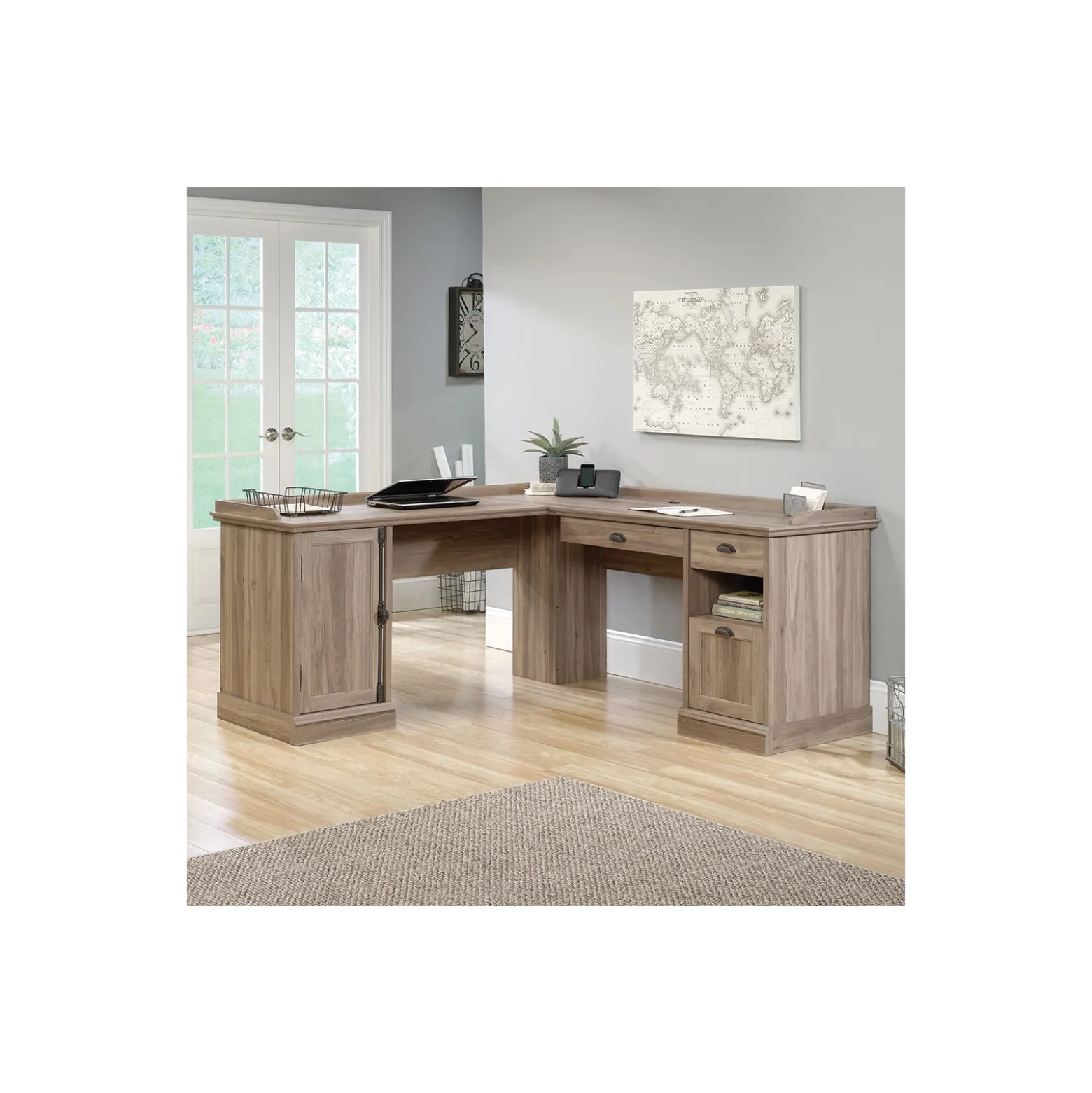 Barrister Lane L-Shaped Desk - 69"W