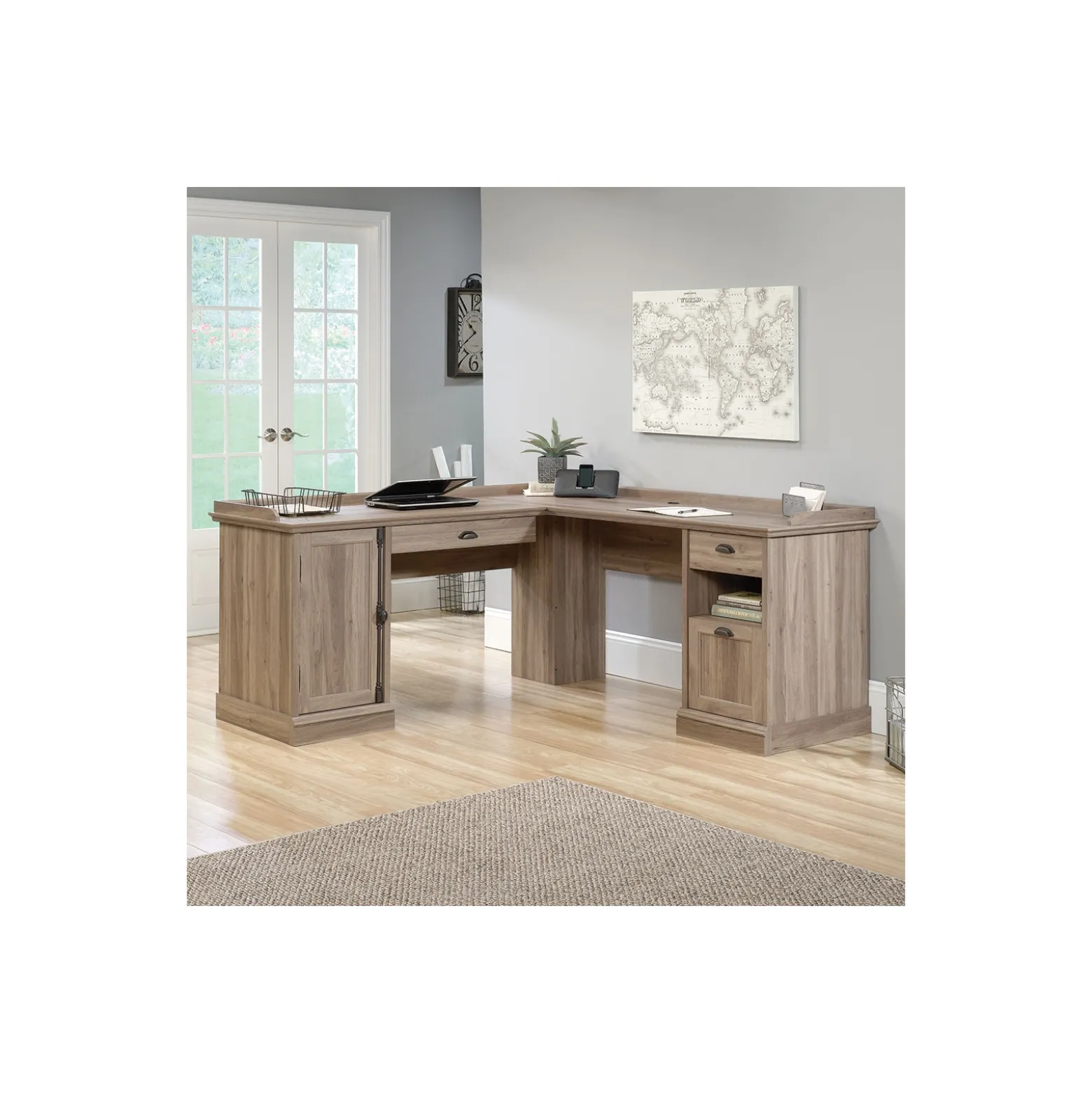 Barrister Lane L-Shaped Desk - 69"W