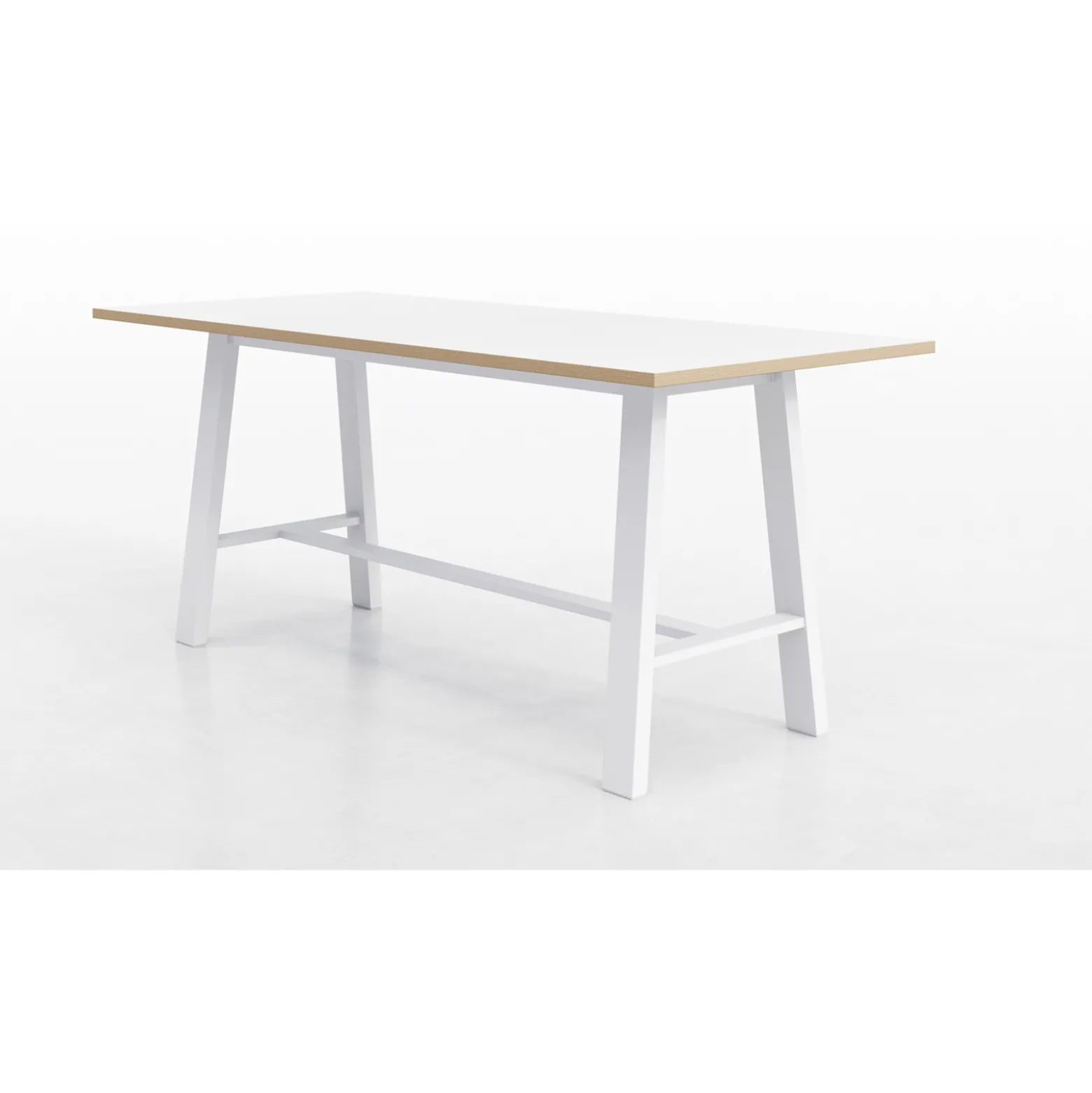 Bayside 8' Standing-height Table With Standard Laminate - 96"Wx42"D