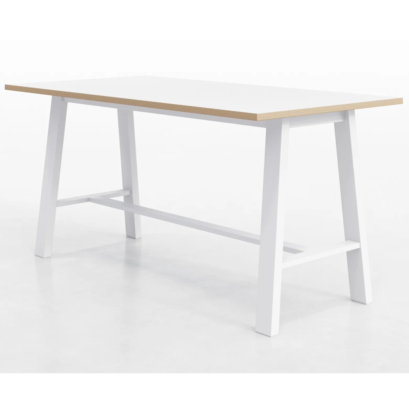 Bayside 7' Standing-height Table With Standard Laminate - 84"Wx42"D