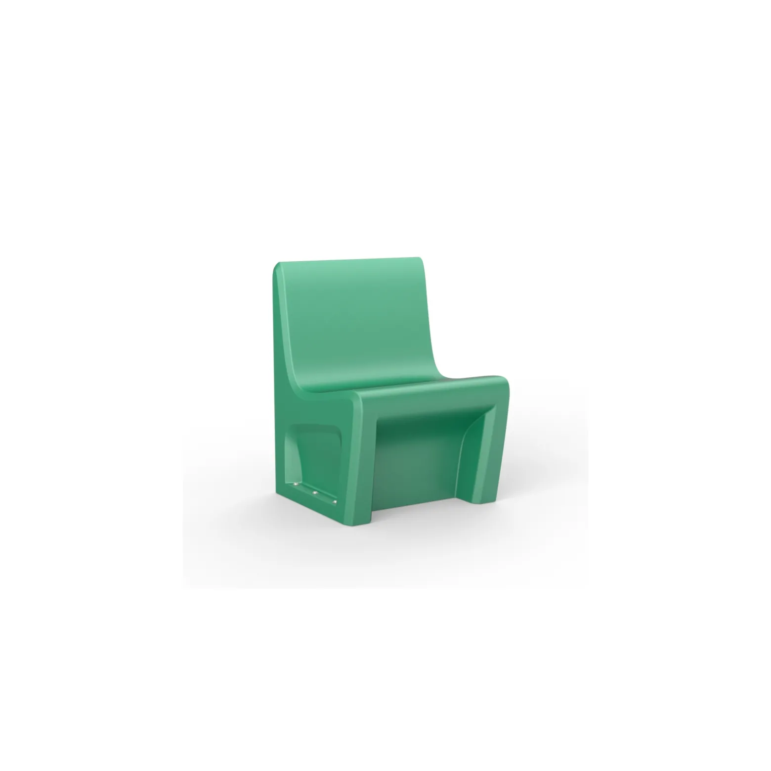 Behavioral Health Armless Chair with Ballast Door