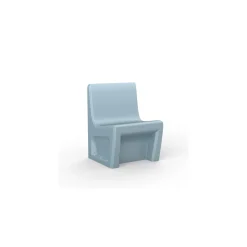 Behavioral Health Armless Chair with Ballast Door