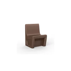 Behavioral Health Armless Chair with Ballast Door