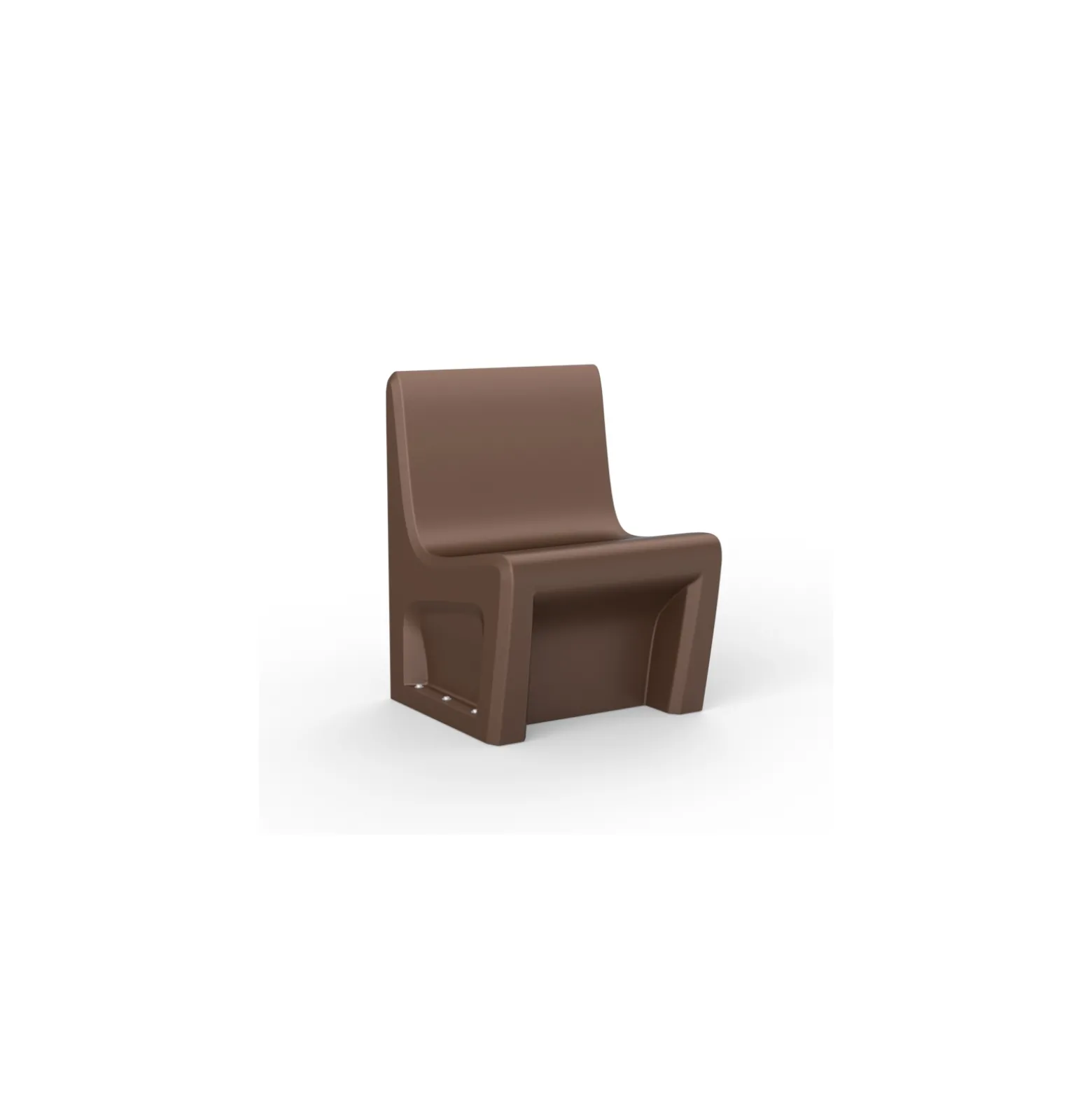 Behavioral Health Armless Chair with Ballast Door