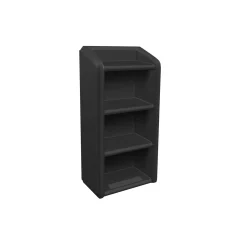 Behavioral Health 4-Shelf Wall-Mounted Bookcase