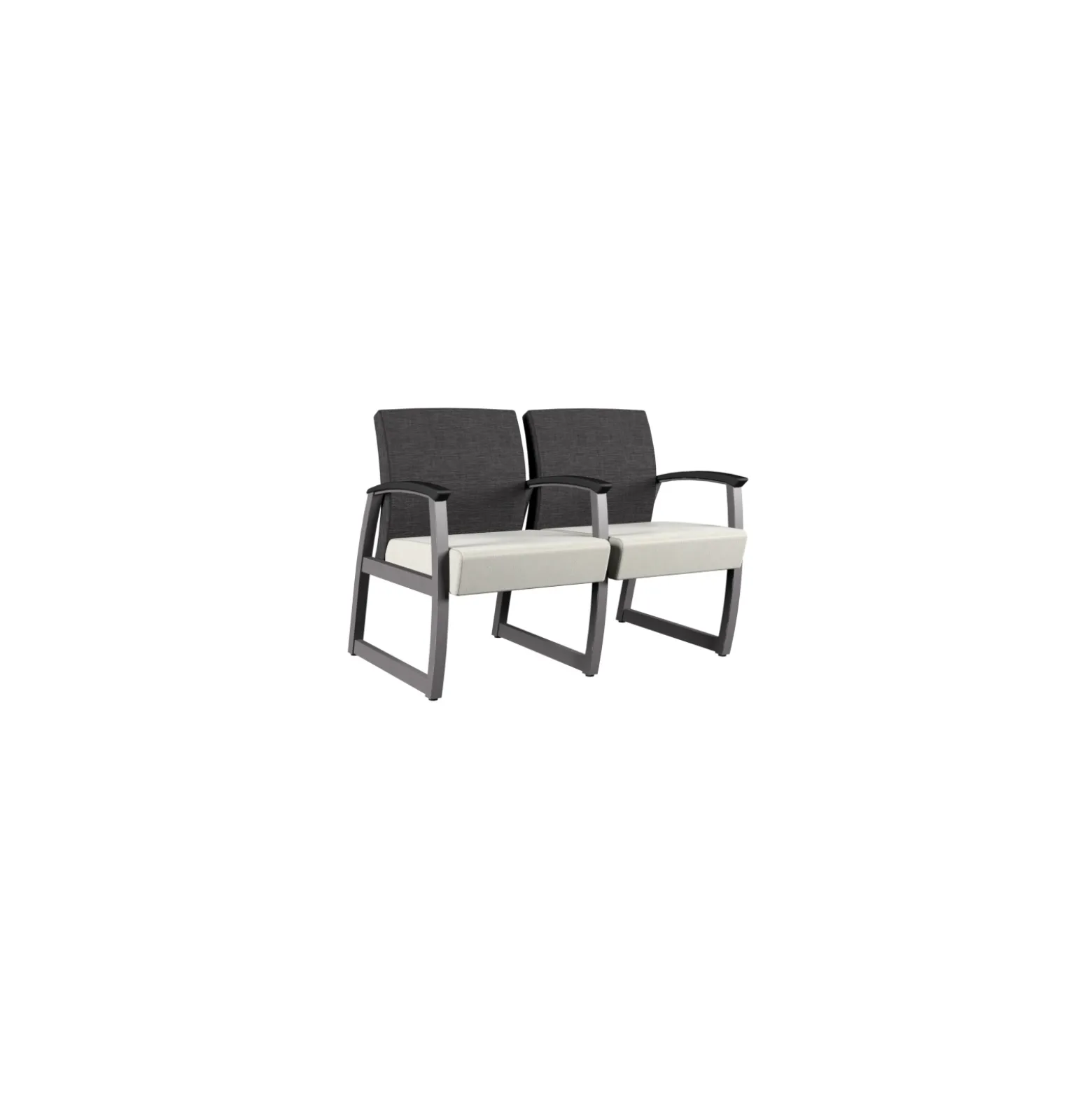 Behavioral Health Vinyl Double Guest Chair