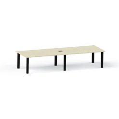 Bella Powered Conference Table - 144W x 48D
