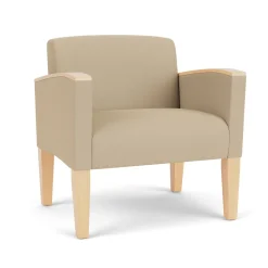 Belmont Oversized Guest Chair in Solid Fabric