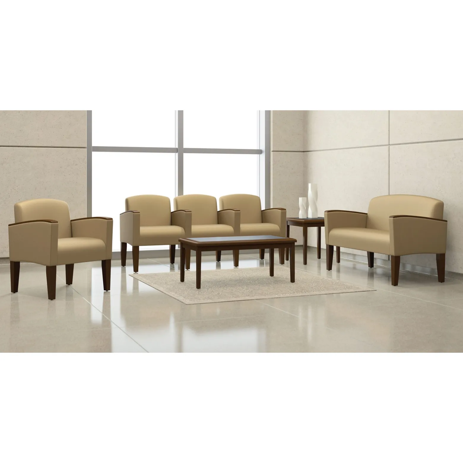 Belmont Oversized Guest Chair in Print Fabric or Antimicrobial Vinyl
