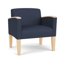Belmont Oversized Guest Chair in Print Fabric or Antimicrobial Vinyl