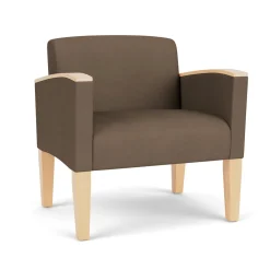 Belmont Oversized Guest Chair in Print Fabric or Antimicrobial Vinyl