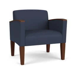 Belmont Oversized Guest Chair in Print Fabric or Antimicrobial Vinyl