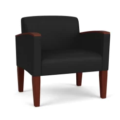 Belmont Oversized Guest Chair in Print Fabric or Antimicrobial Vinyl