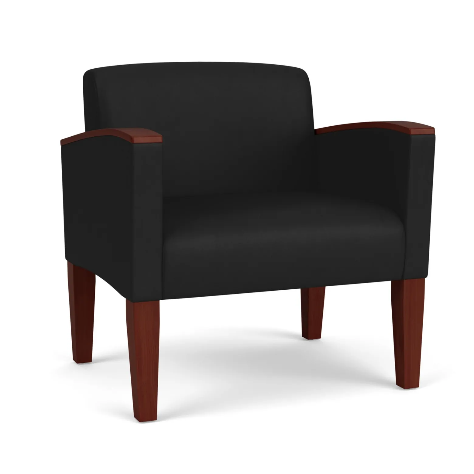 Belmont Oversized Guest Chair in Print Fabric or Antimicrobial Vinyl