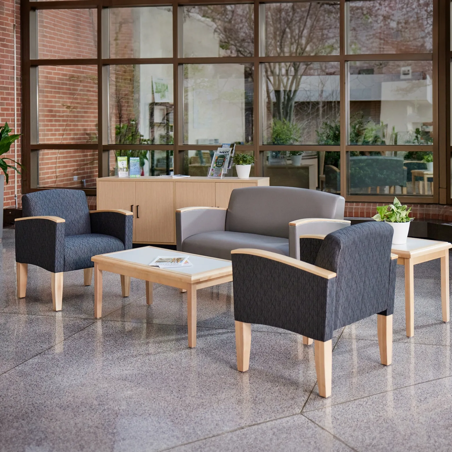 Belmont Reception Coffee Table - 40Wx20Dx16H