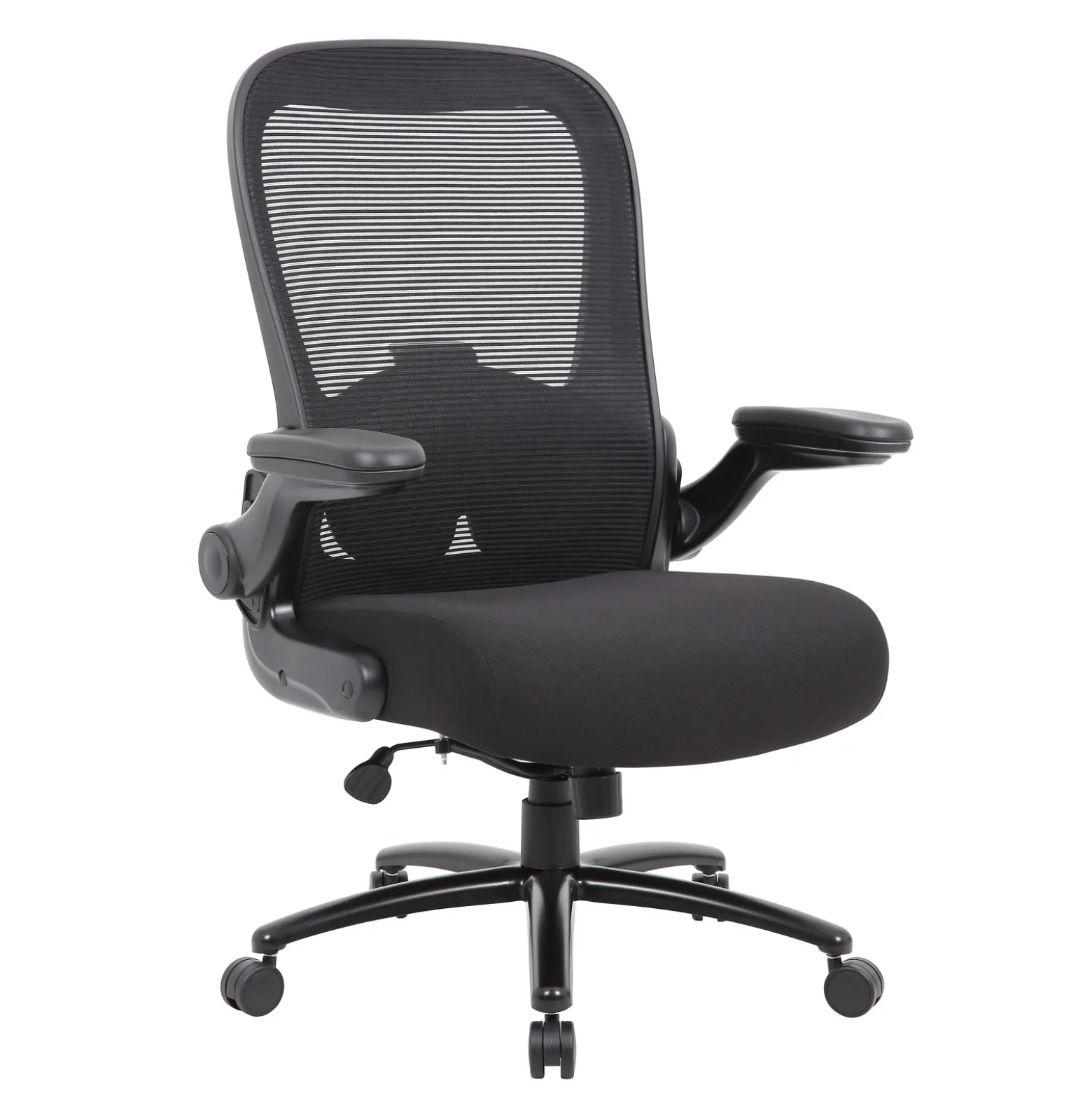 Big & Tall Flip Arm Mesh Task Chair, 400 lb. Capacity