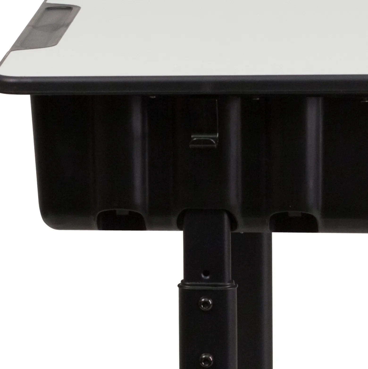 Billie Height Adjustable Student Desk with Open Book Box