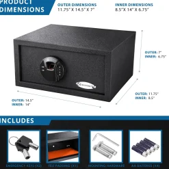 Biometric Digital Keypad Security Safe