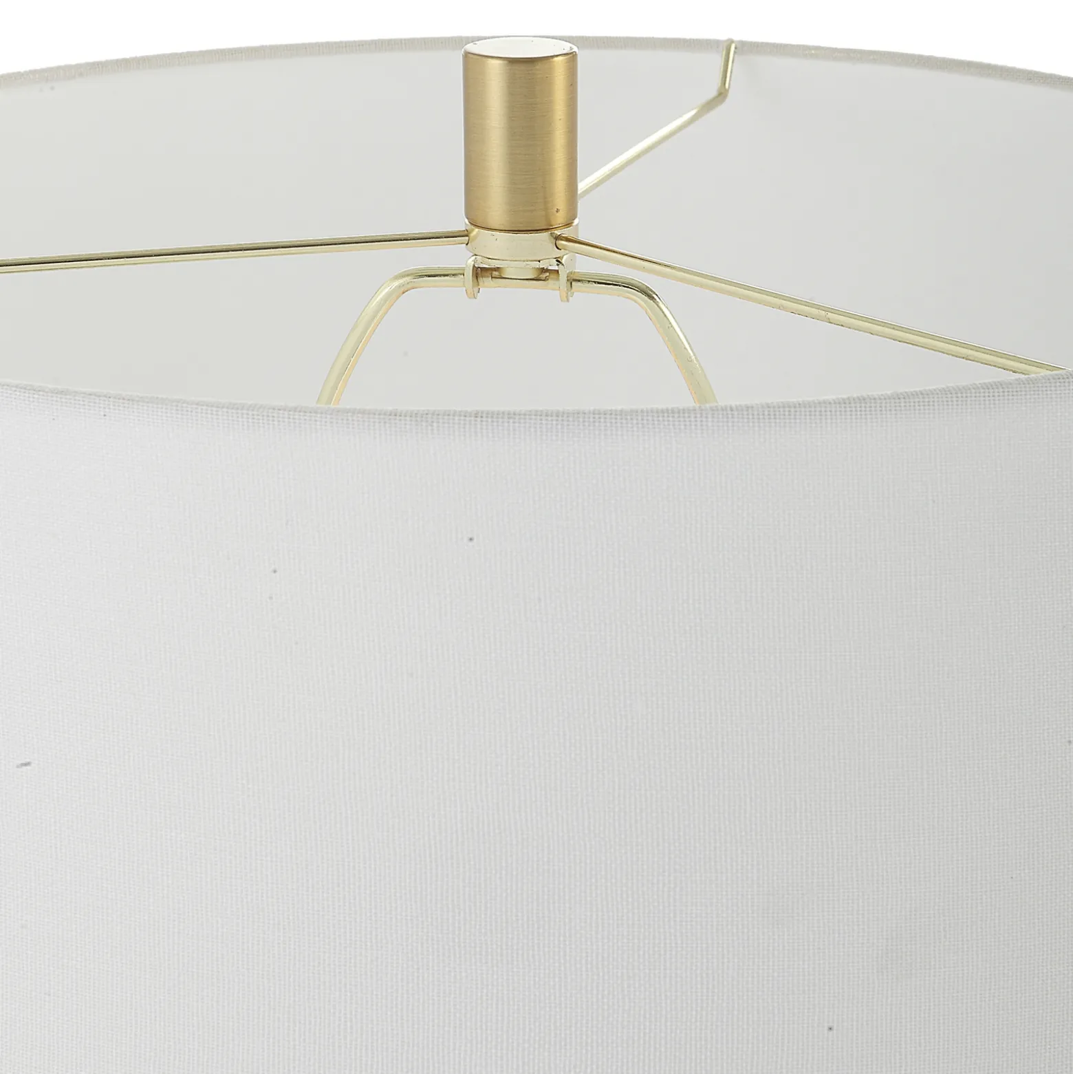Black Embellished Gold Floor Lamp