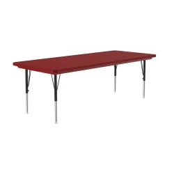 Blow Molded Plastic Adjustable Activity Table 30" wide x 60" long