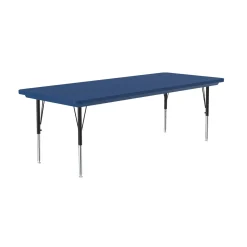 Blow Molded Plastic Adjustable Activity Table 30" wide x 60" long