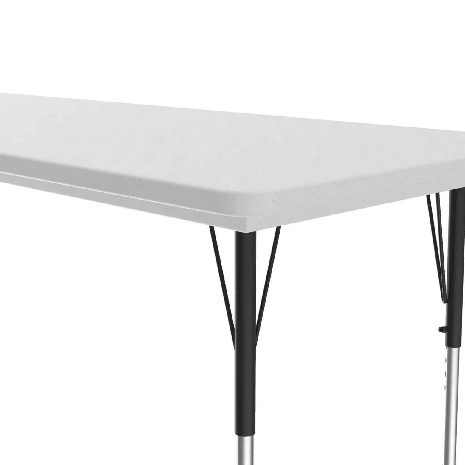 Blow Molded Plastic Adjustable Activity Table 30" wide x 96" long