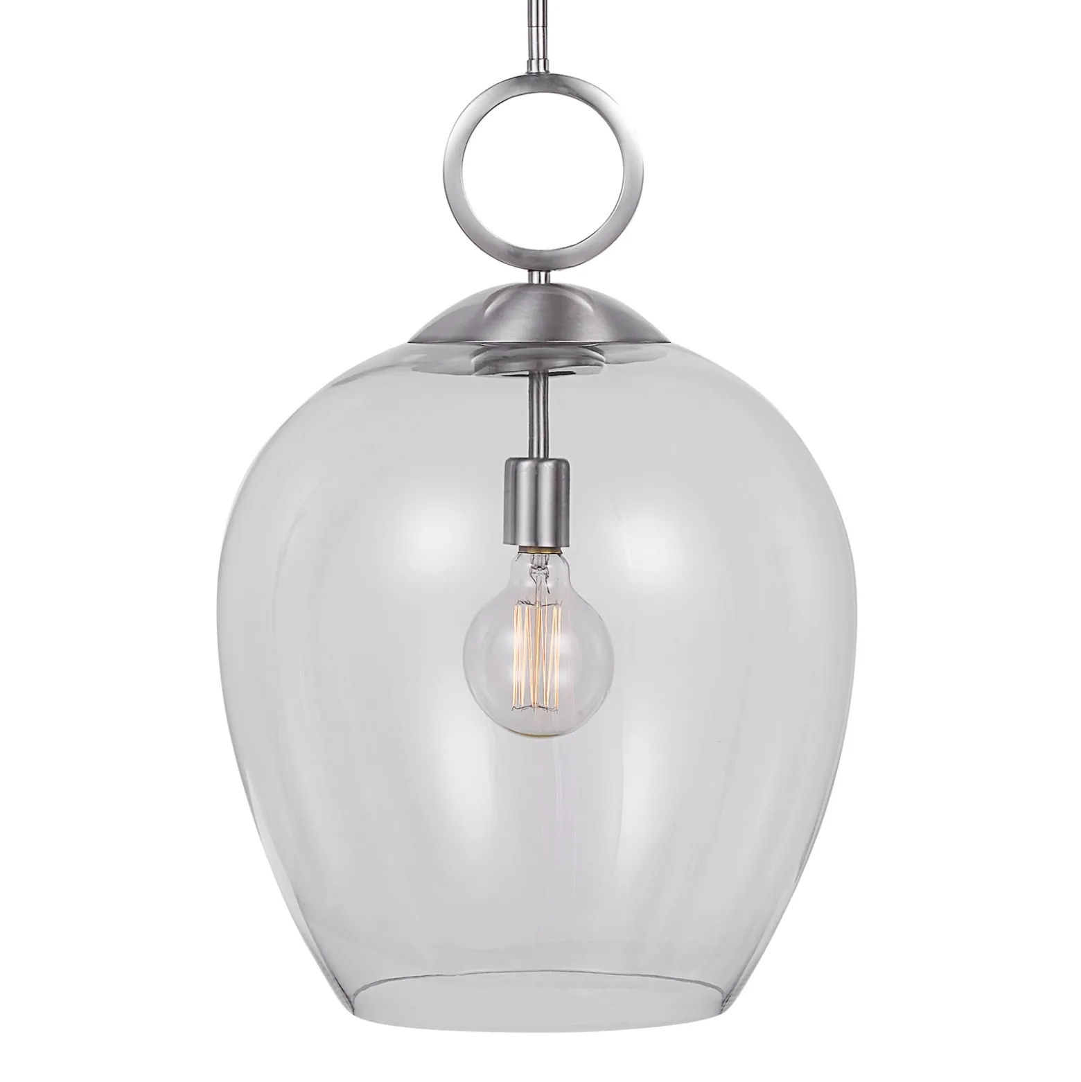 Blown Glass Pendant Light