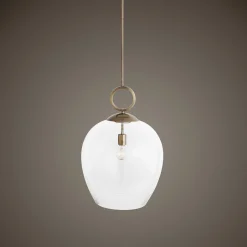 Blown Glass Pendant Light