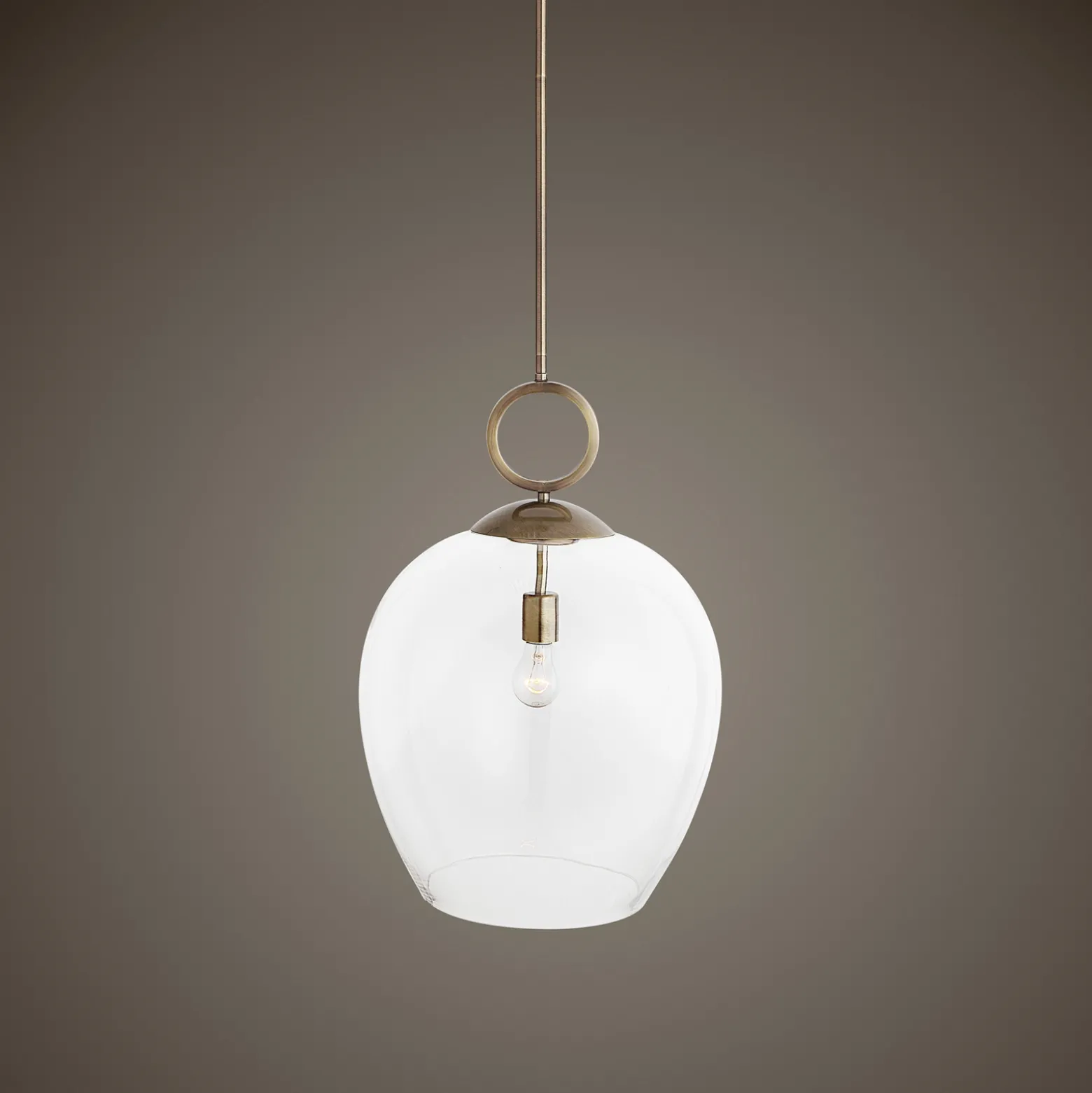 Blown Glass Pendant Light