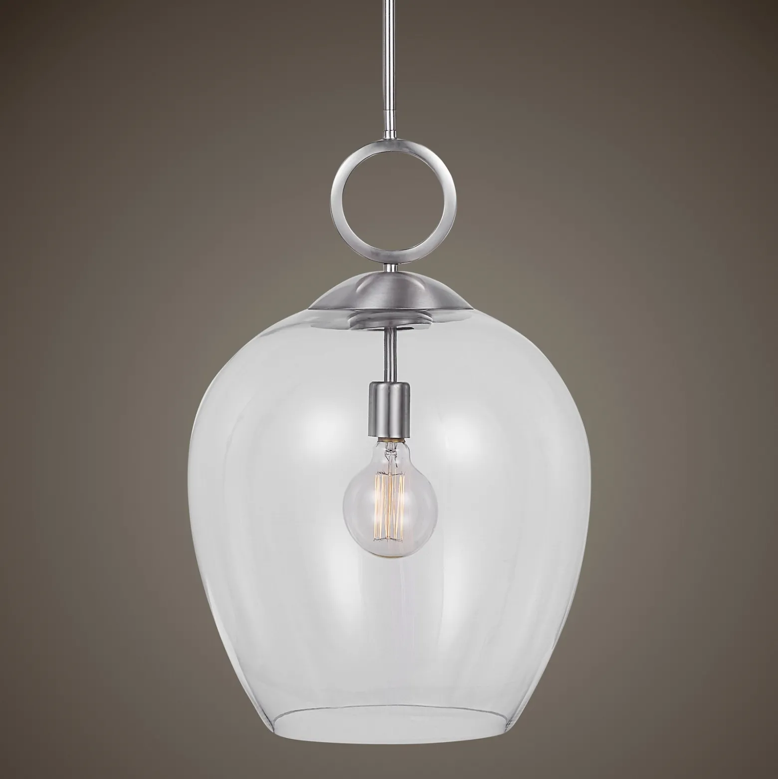 Blown Glass Pendant Light