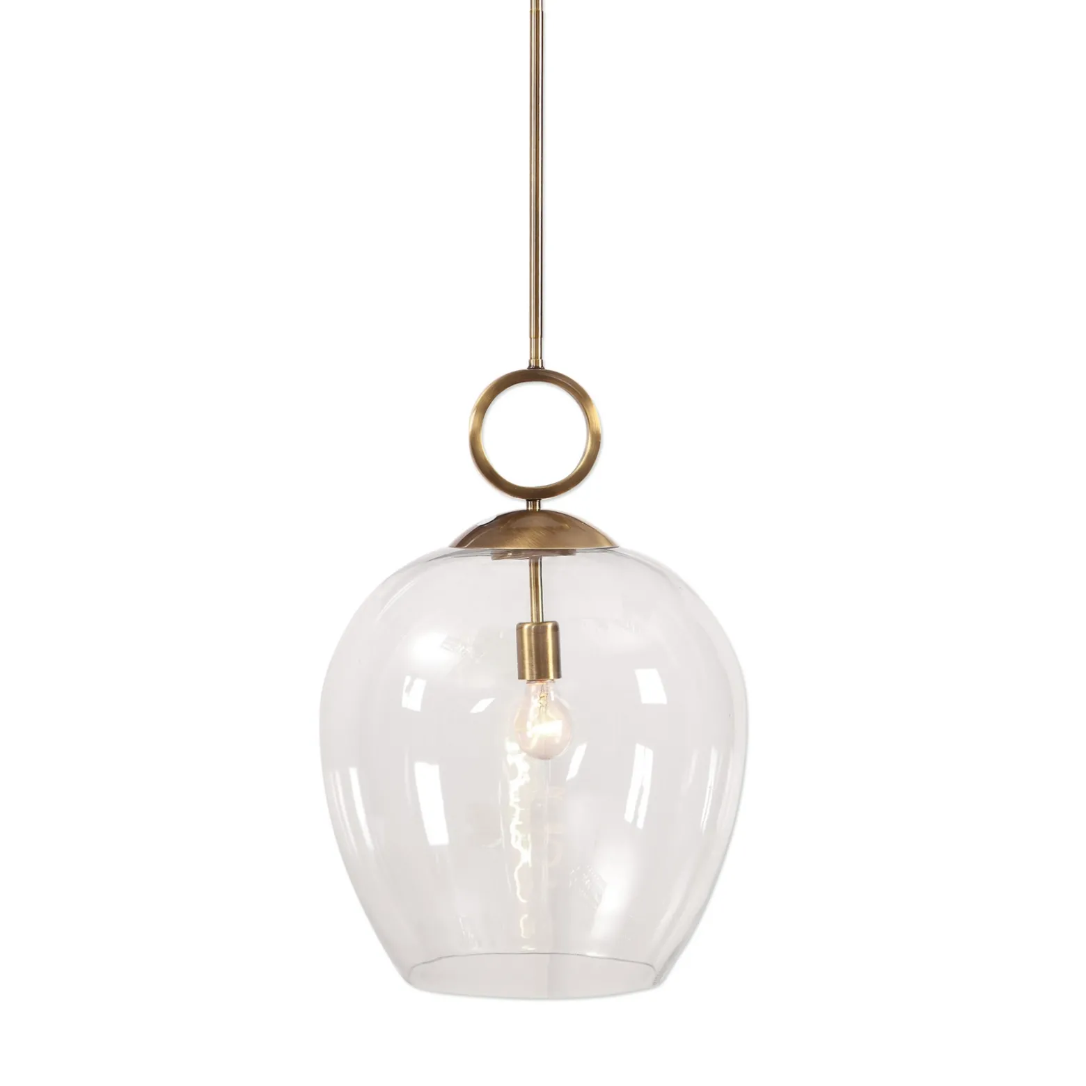 Blown Glass Pendant Light