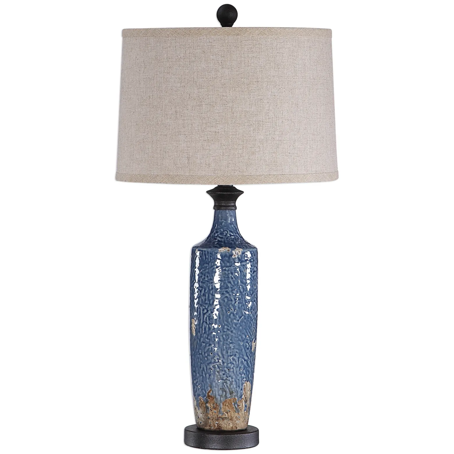 Blue Ceramic Table Lamp
