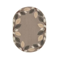 Breezy Branches 7'8" x 10'9" Oval Area Rug