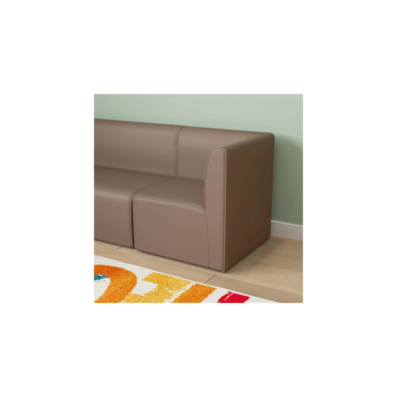 Bright Beginnings 1 Seat Corner Chair in Vinyl