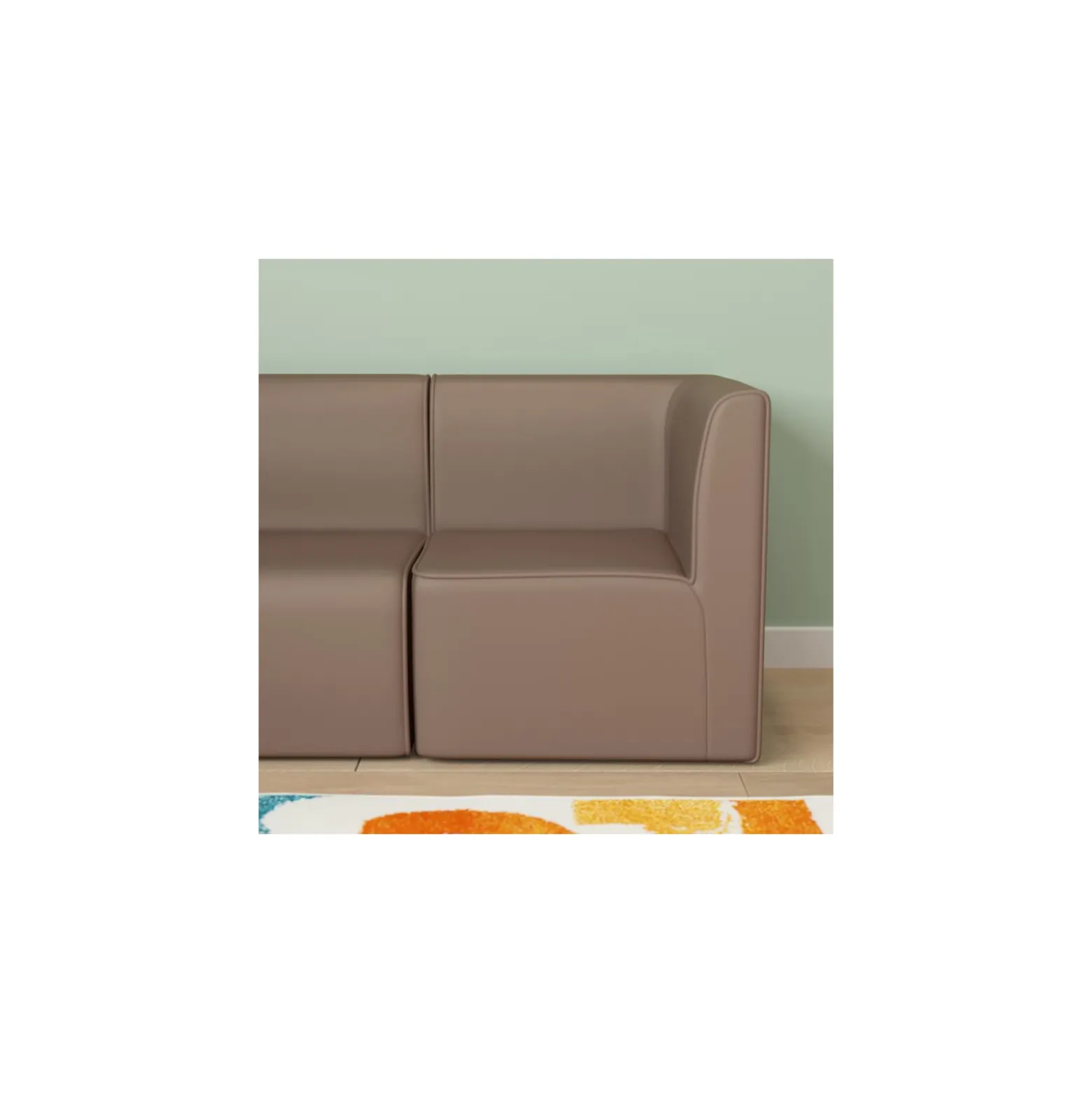 Bright Beginnings 1 Seat Corner Chair in Vinyl